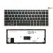 HP EliteBook Folio 9470m series laptop toetsenbord, US - zwart - met licht