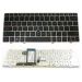 HP Elitebook 2560p series laptop toetsenbord, US - zwart - met pointer - zilver frame