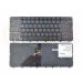 HP Folio 13-1000 13-2000 series laptop toetsenbord, US - zwart - met licht