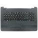 HP 17-X 17-Y series laptop topcase, US - zwart - 856698-B31 - met licht