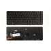 HP EliteBook 840 850 G1 840 G1 G2 laptop toetsenbord, US - zwart frame - met licht