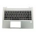 HP ProBook 445 445R 440 G6 US toetsenbord - top case - L44589-001 zilver