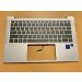 HP Probook 430 G8 - top case - US toetsenbord - zilver - zonder licht - M49527-001