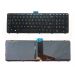 HP ZBook 15 17 G1 G2 series laptop toetsenbord, US - zwart - met licht - zonder pointer - OEM