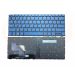 HP Elite Dragonfly G1 G2 US qwerty toetsenbord - met licht - blue- phone key