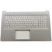 HP 17-CN 17-CP 17T-CN top case US toetsenbord - zilver - M50456-001 - licht