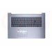 Lenovo Ideapad L340-17API L340-17IWL top case toetsenbord US - zilver - 5CB0S17185 - licht