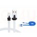 Micro USB kabel wit, 1 meter