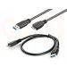 USB3.0 oplaad - data kabel - 30cm - zwart