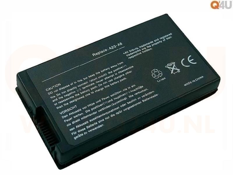 Asus A8 N80 N82 X61 X83 Z99 series laptop accu - 70-NF51B1000 - 10.8v 4400 mAh