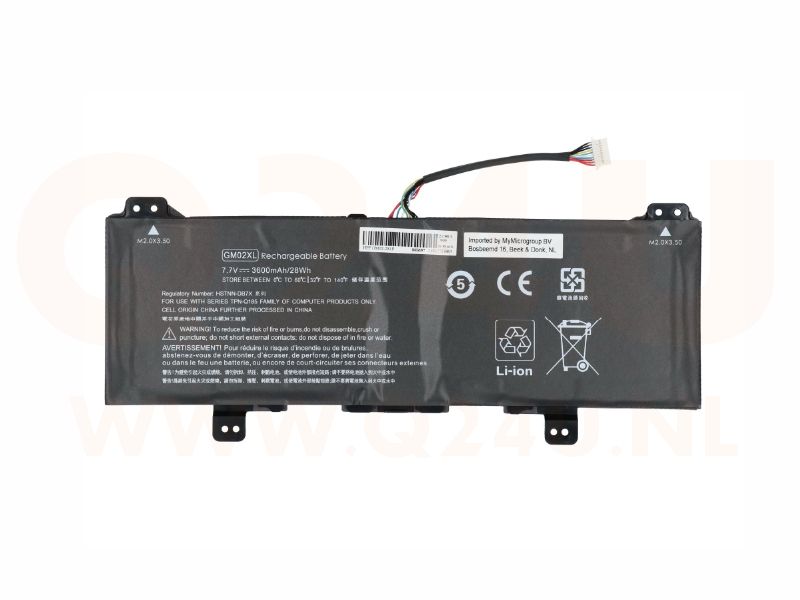 HP Chromebook 11 G7 G1 EE, 14 CA series accu - 917679-241 - 7.7 volt 3600 mAh