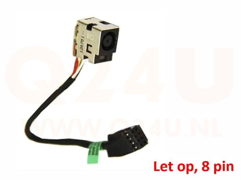HP DC Jack 4.5 x 3.0 mm, 8 pin, CBL00380-0200