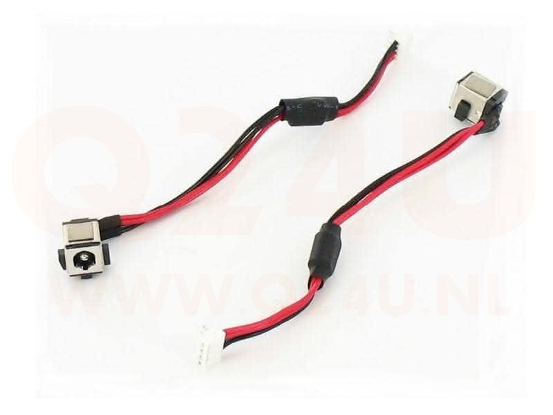 Asus, Toshiba DC Jack 5.5 x 2.5 mm, 4 pim met kabel
