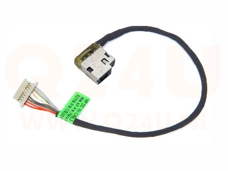 HP DC Jack 4.5 x 3.0 mm - 799749-T17 - 18 cm kabel