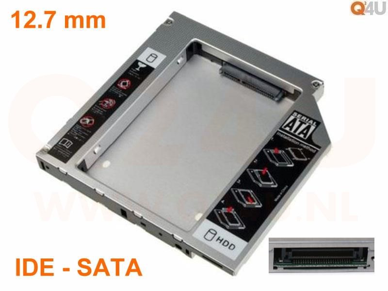 Universele 12.7 mm IDE-SATA harddisk bay
