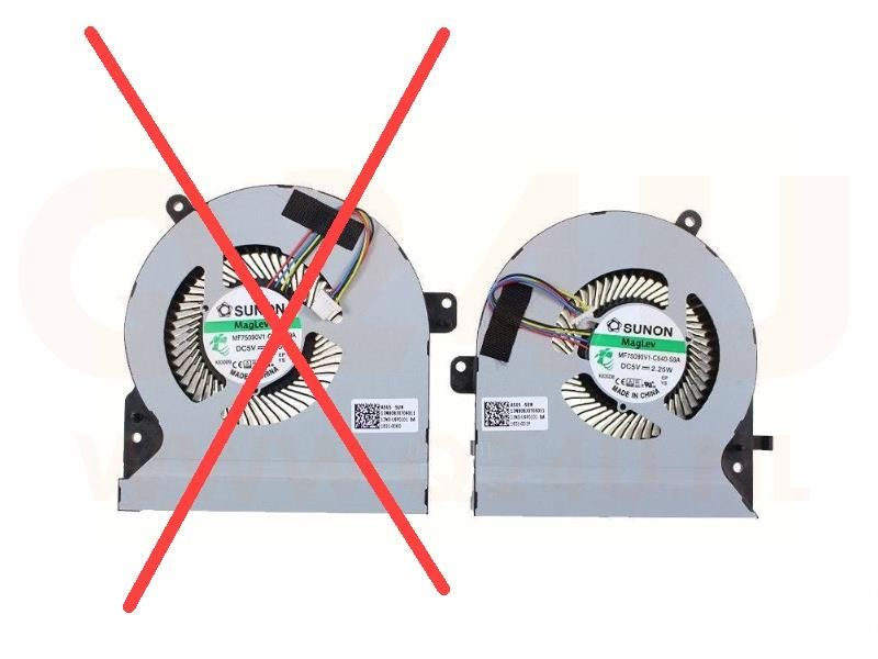 Asus CPU koeler - MF75090V1-C540-S9A - 4 pin (MODEL 1) - 11 mm dik