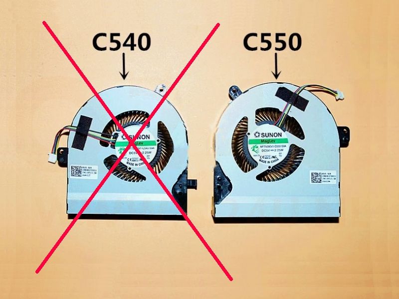 Asus GL502 series CPU koeler - MF75090V1-C550-S9A - 4 pin - 7 mm dik