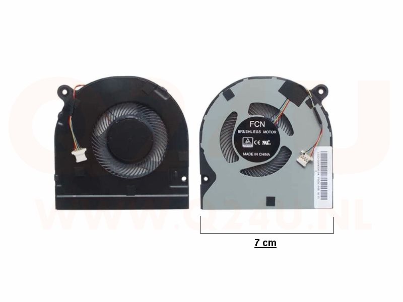 Acer Swift 3 SF314-42 52 53 54 56 57 SF315-52 CPU fan - 023.100CY.0011 - 4 pin (70 mm)