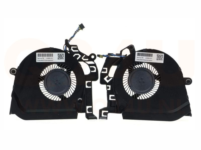 HP ZBook 15 G5 CPU koeler set- L30894-001 L30895-001 4 pin