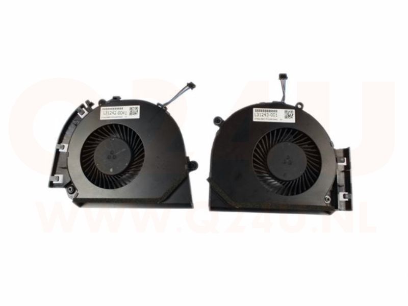 HP ZBook 17 G5 CPU koeler set- L31242-004 L31243-001 4 pin