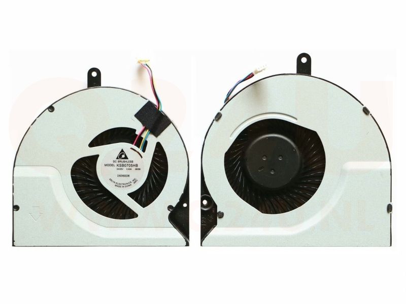 Asus N56 N56VZ N56VV N76VZ N56VW N76VM N56DP CPU koeler - KSB0705HB BK99 - 4 pin