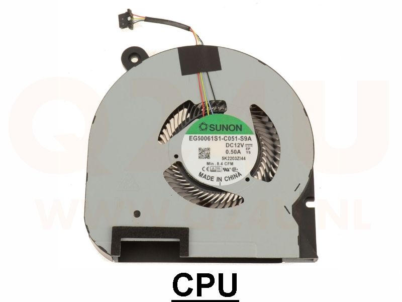 Dell G7 7700 CPU koeler - WMJ4N - 4 pin