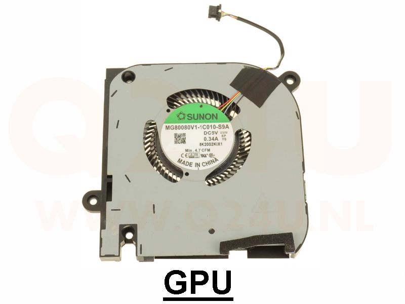 Dell G7 7700 GPU koeler - M8NHV - 4 pin