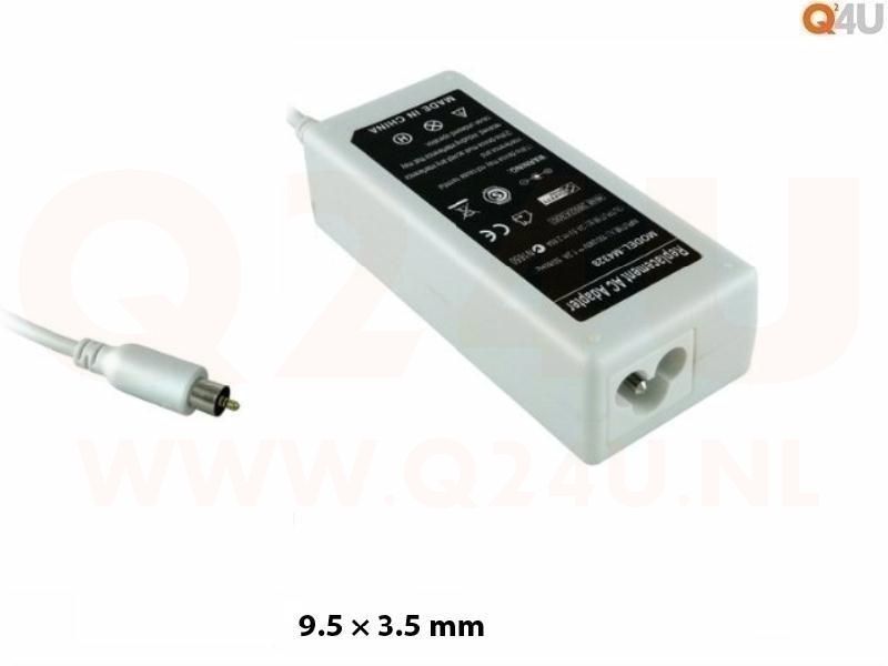 Q24U - OEM, Apple laptop oplader 24.5v, 1.875a - 9.5 x 3.5 mm