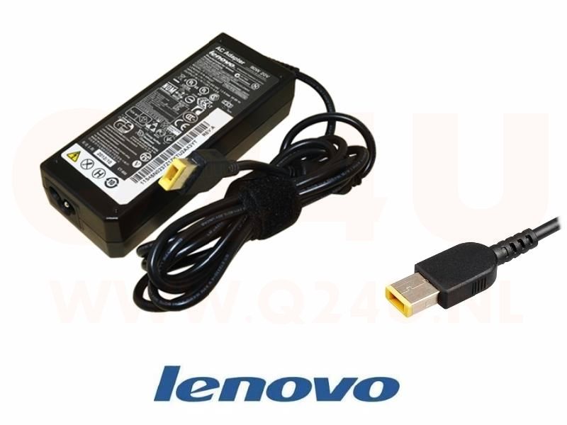 Lenovo laptop oplader 20v, 4.5a - rechthoek
