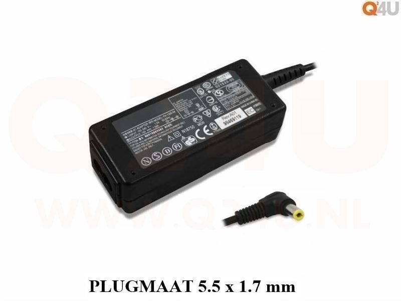 Q24U - OEM, Acer laptop oplader 19v, 1.58a - 5.5 x 1.7 mm