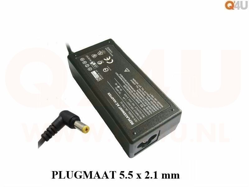 Q24U - OEM, IBM, Lenovo laptop oplader 16v, 6a - 5.5 x 2.1 mm