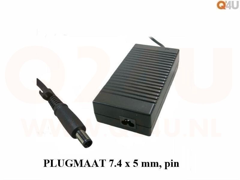 Q24U - OEM, HP laptop oplader 19v, 6.5a - 7.4 x 5.0 met pin