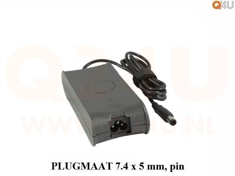 Q24U - OEM, Dell laptop oplader 19.5v, 4.62a - 7.4 x 5.0 mm met pin