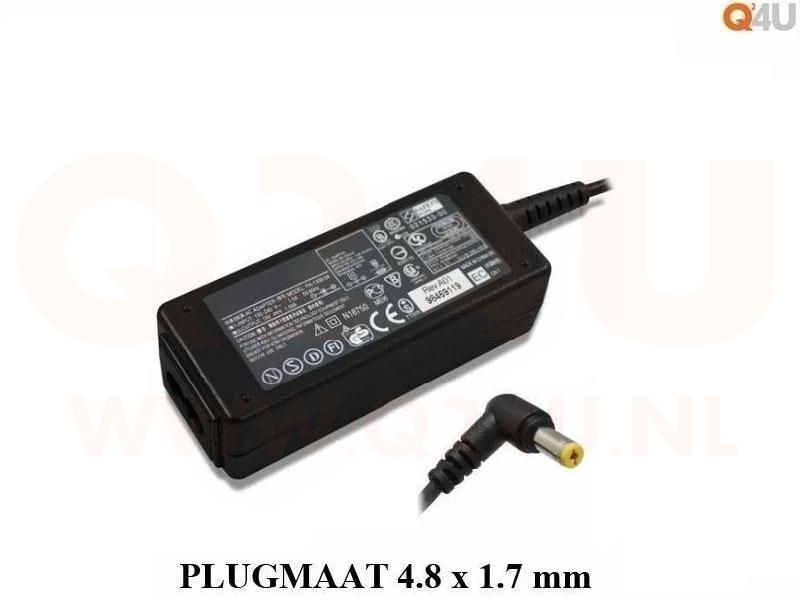 Q24U - OEM, Sony Vaio laptop oplader 10.5v 3.8a - 4.8 x 1.7 mm