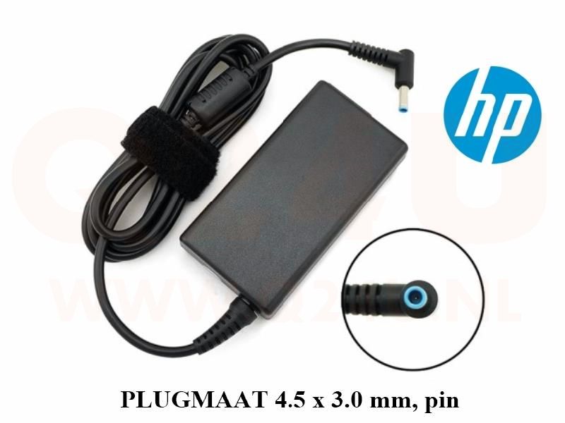 HP laptop oplader 19.5v, 2.13a - 4.5 x 3.0 met pin