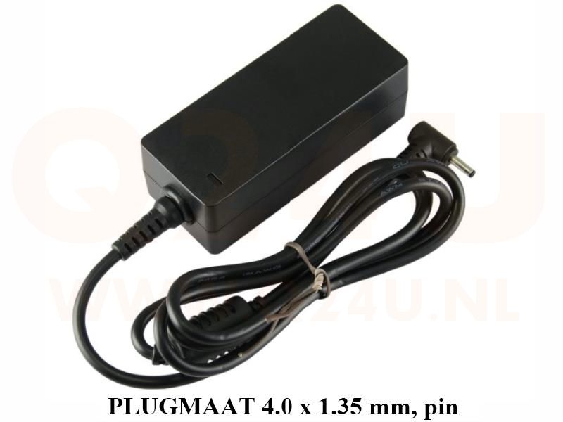 Q24U - OEM, Asus laptop oplader 19v, 2.37a - 4.0 x 1.35 mm