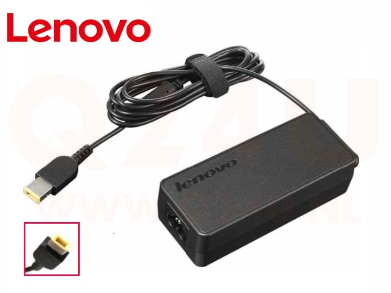 Lenovo oplader 20v 2.25a 45 watt - rechthoek - origineel