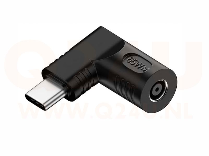 DC 4.3 x 3.0 mm naar USB-C adapter, 65 watt max