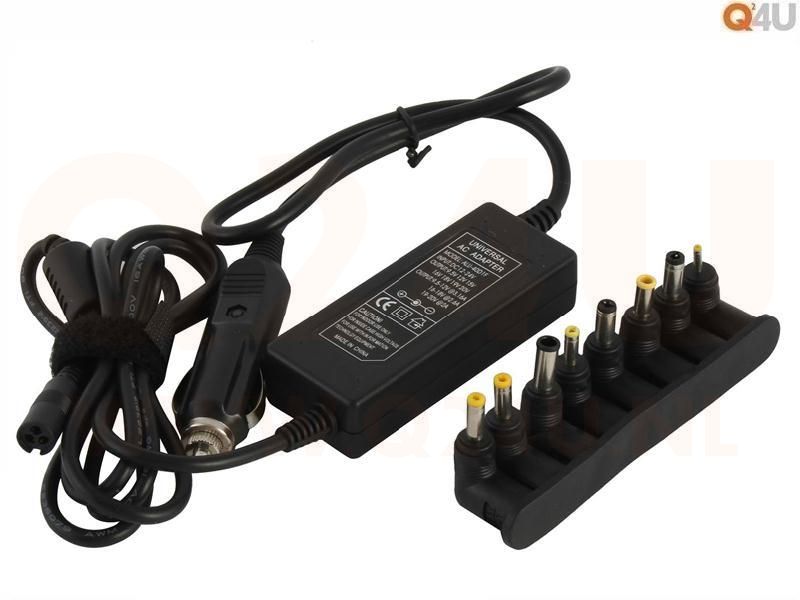 Universele 12v (auto) oplader (voor diverse merken) - 9.5 - 20v - max 40 watt