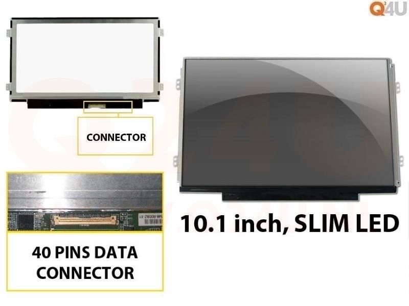 Scherm 10.1 inch, 1024 x 600, LP101WSA (TL)(B2) - Glanzend