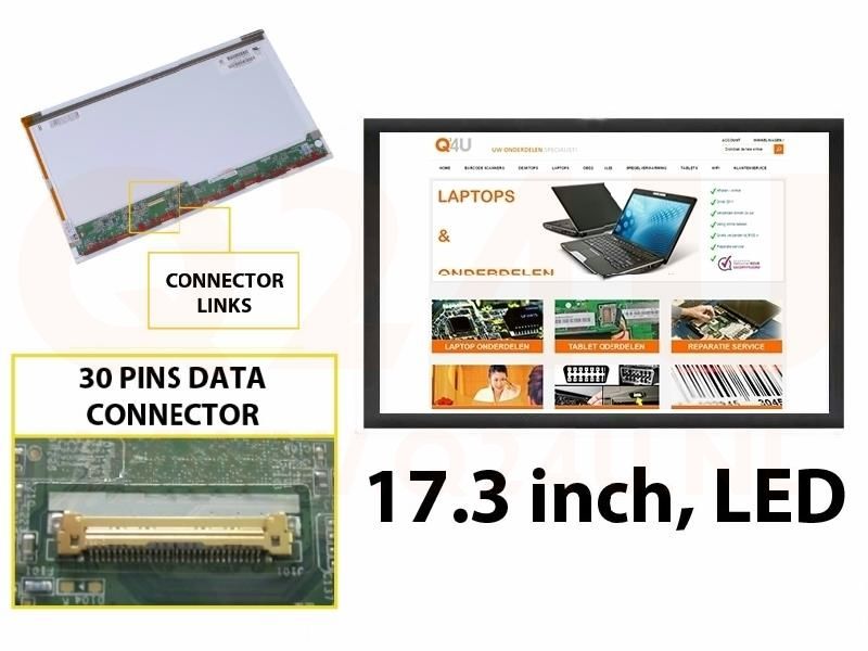 Scherm 17.3 inch, 1920 x 1080, N173HGE-E11 - Mat - gebruikt