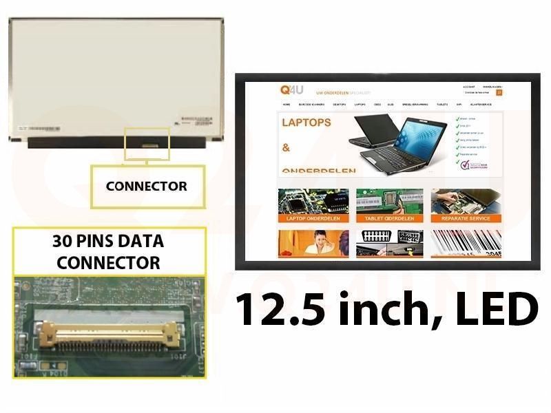 Scherm 12.5 inch, 1366 x 768, LP125WH2-SPT1 - Mat