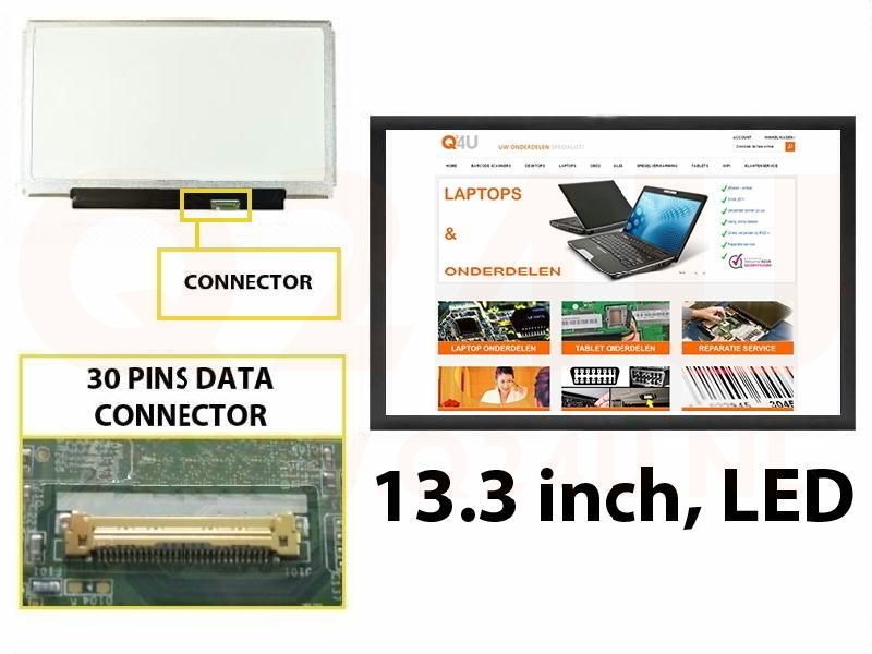 Scherm 13.3 inch, 1366 x 768, B133XW03 V.1 - Mat