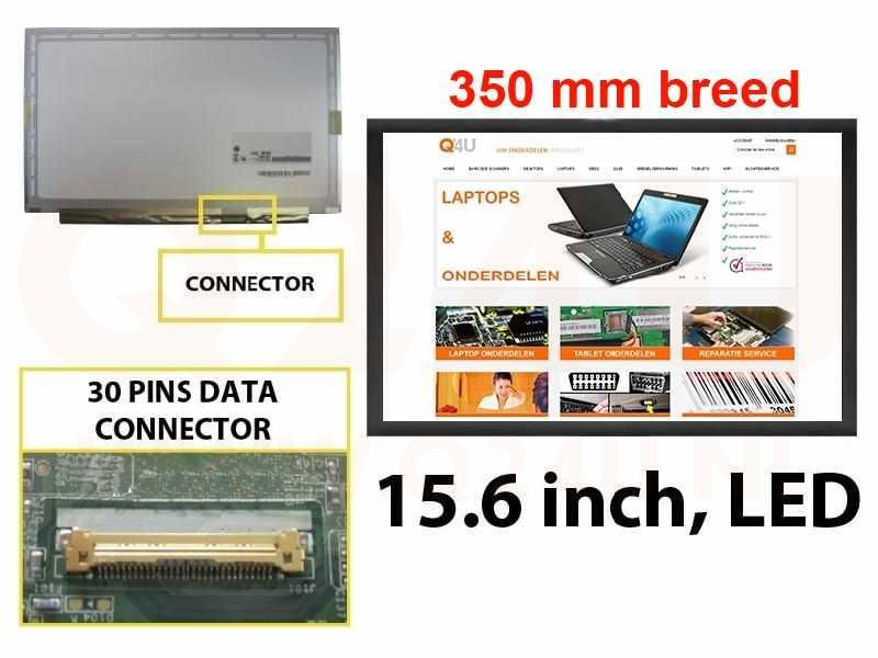 Scherm 15.6 inch, 1920 x 1080, N156HCA-EAB - Mat - 350 mm breed