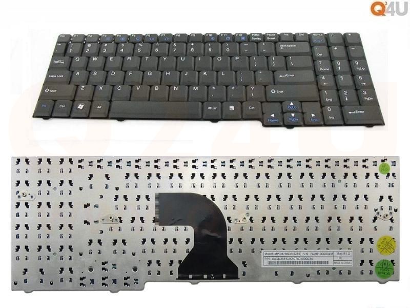 Packard Bell EasyNote MX35 MX45 MX36 MX37 MX65 MX66 series laptop toetsenbord, US - zwart