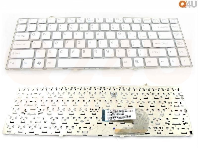 Sony VAIO VGN-FW series toetsenbord, US - wit