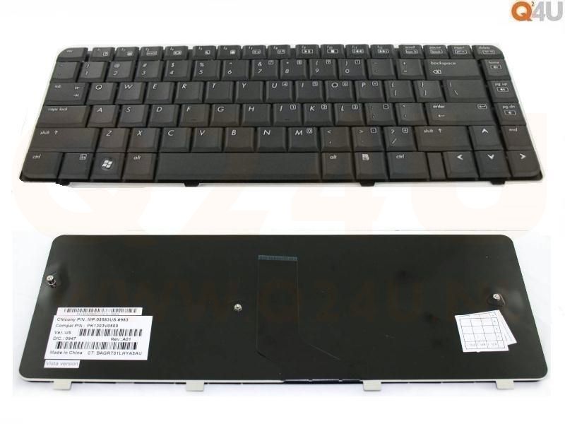 Compaq Presario CQ40 CQ45 series laptop toetsenbord, US - zwart