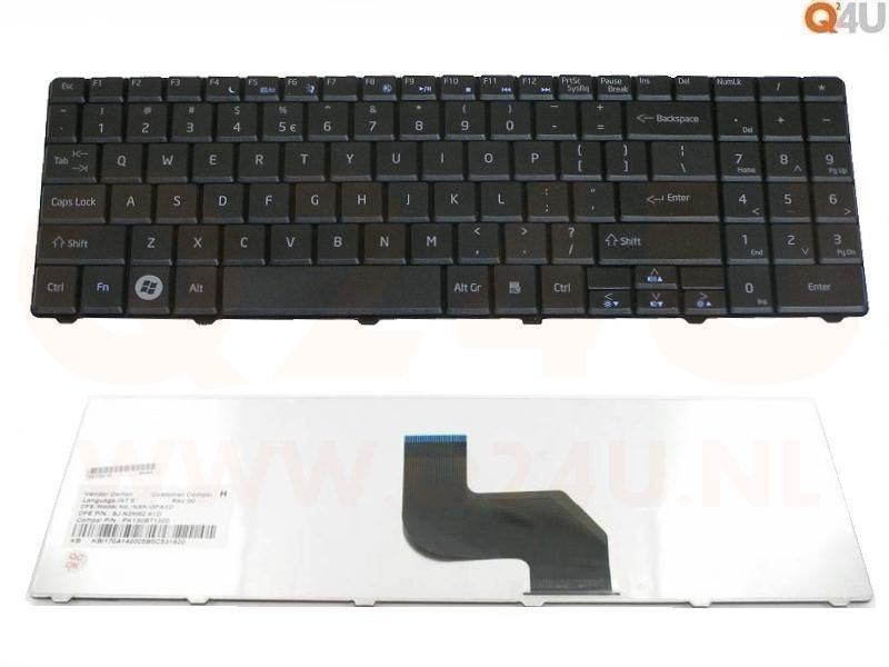 Acer Aspire 5241 5332 5517 G630 G725 series laptop toetsenbord, US - zwart