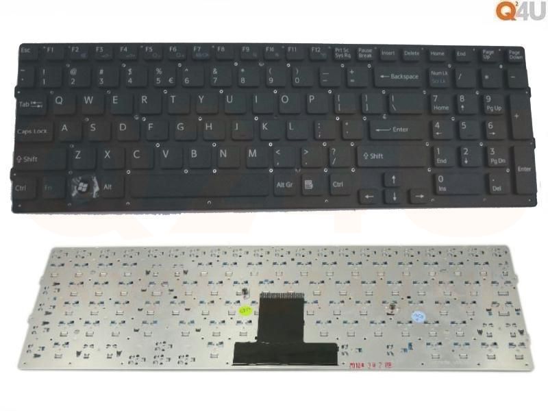 Sony vaio VPC-EB series laptop toetsenbord, US - zwart