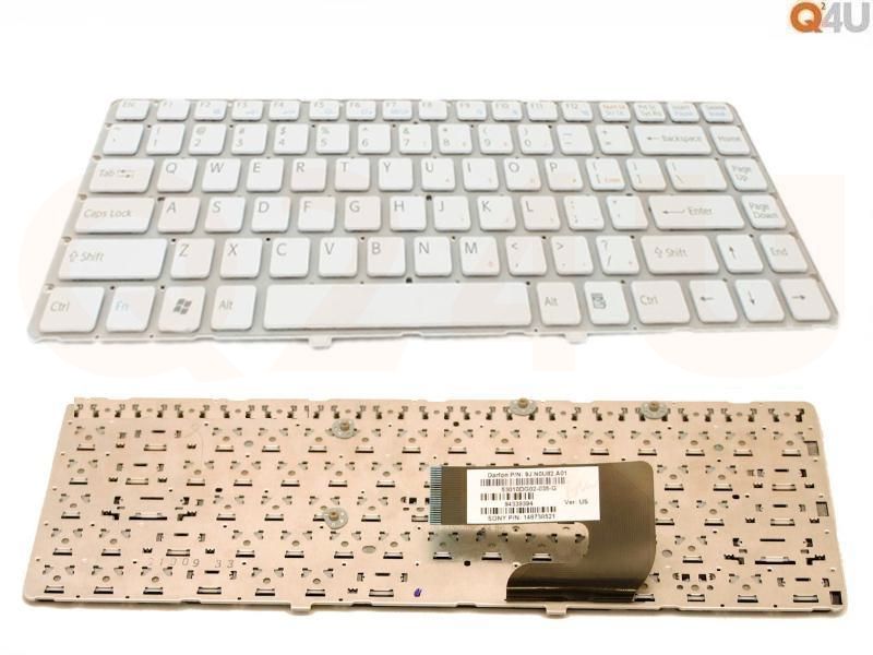 Sony Vaio VGN-NW series laptop toetsenbord, US - wit